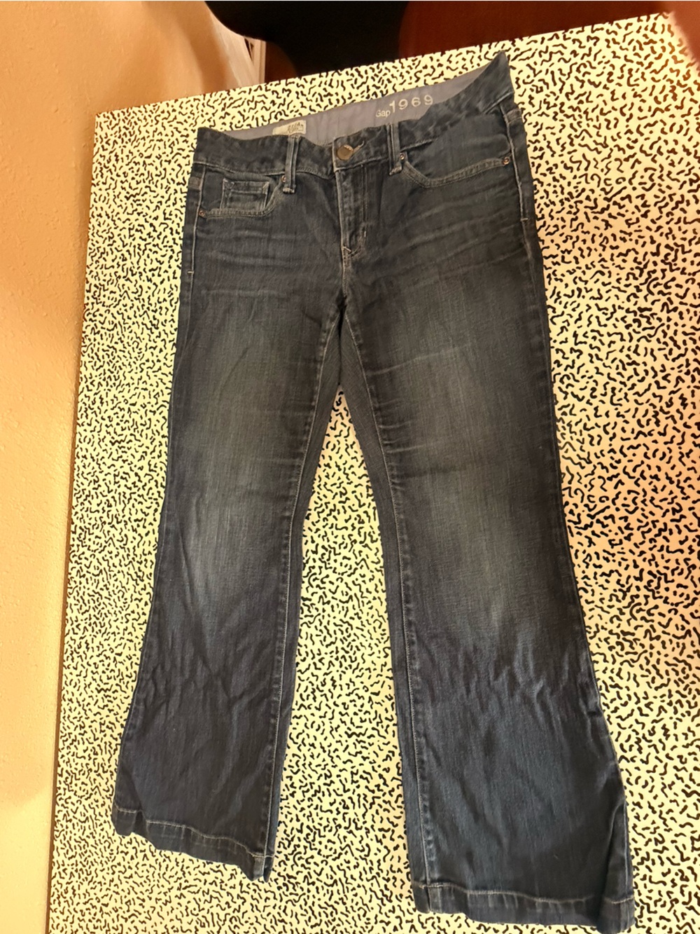 GAP Low-Rise Dark Blue Women's Jeans